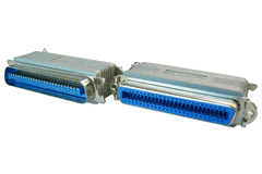 "Male" and "Female" SCSI connectors