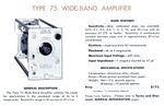 75 - 4 MHz amplifier (1961)