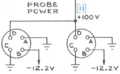 3S76 probe power connector (identical to 3S1 pinout)