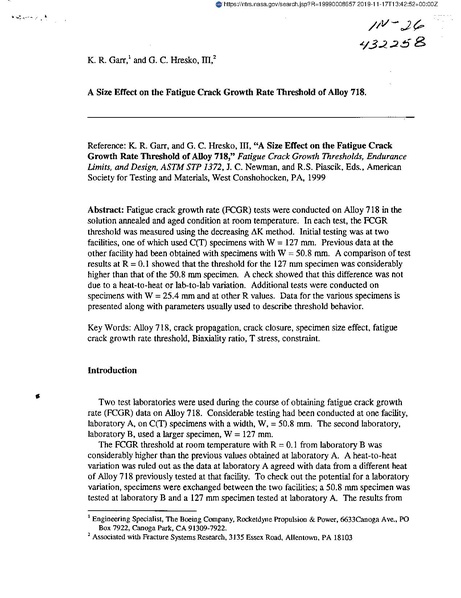 File:A Size Effect on the Fatigue Crack Growth Rate Threshold of Alloy 718.pdf