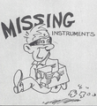 Thief from the "Missing Instruments" section in many 1960s ServiceScope issues