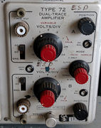 72 − Dual trace amplifier (1961)