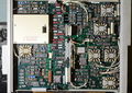 Bottom board with trigger, sweep, and horizontal amplifier