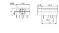 Phone Jack Connector Mechanical drawing