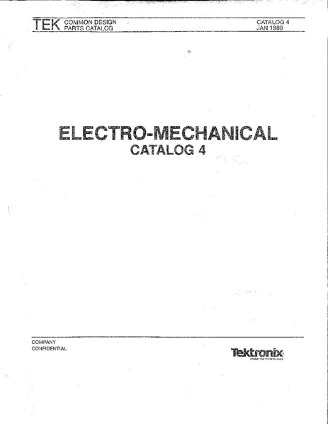 File:Tek common design parts electro-mechanical catalog 4 jan 1989 ocr.pdf