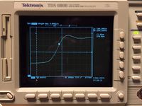 TDS680 1 GHz, 5 GS/s, two-channel CRT real-time digital scope (~1990s)