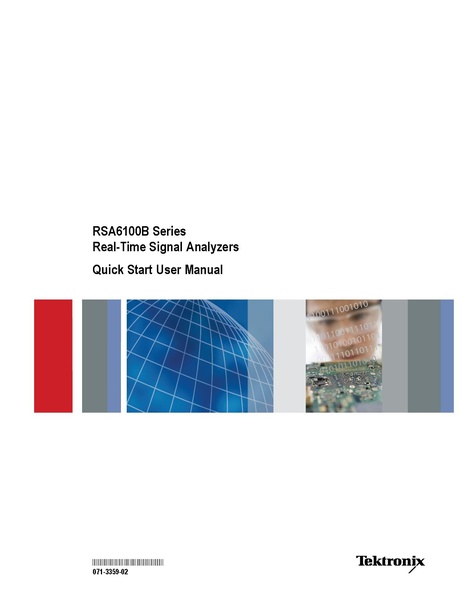 File:071-3359-02 RSA6100B-Series-Real-Time-Signal-Analyzers-Quick-Start-User-Manual-EN-.pdf