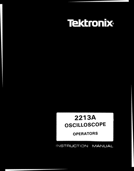 File:Tektronix 2213A Operatiors Manual.pdf