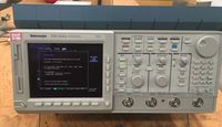 TDS524 500 MHz, 500 MS/s, two-channel CRT raster display digitizing scope. The 524A has a CRT with a LCD shutter that provides a color display. (~1990s)