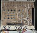 Front panel board, rear