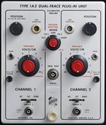 1A2 – 50 MHz dual channel amplifier, 1964