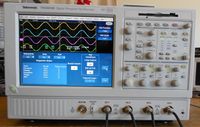 TDS5034 350 MHz, 5 GS/s, quad-channel color LCD digital phosphor oscilloscope (2004-?)