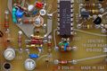 Trigger board detail - tunnel diode oscillator (CR220, CR221, L220)
