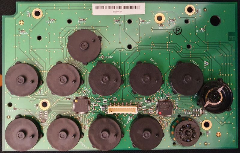 File:Tek-TDS2024-front panel board back side broken rotary switch.jpg