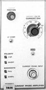 7A14 — 120 MHz current probe amplifier (for P6021, P6022) (1969)