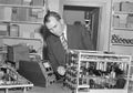 Howard Vollum with a 101 Calibrator, ca. 1950