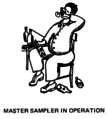 "Master Sampler" cartoon in schematic