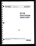 Thumbnail for File:Tektronix 2710 Spectrum Analyser Service Manual.pdf